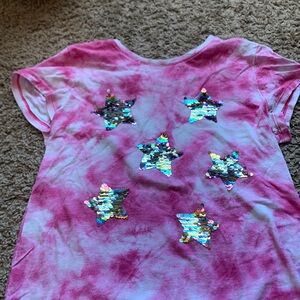 Pink Tye-Dye Star Shirt